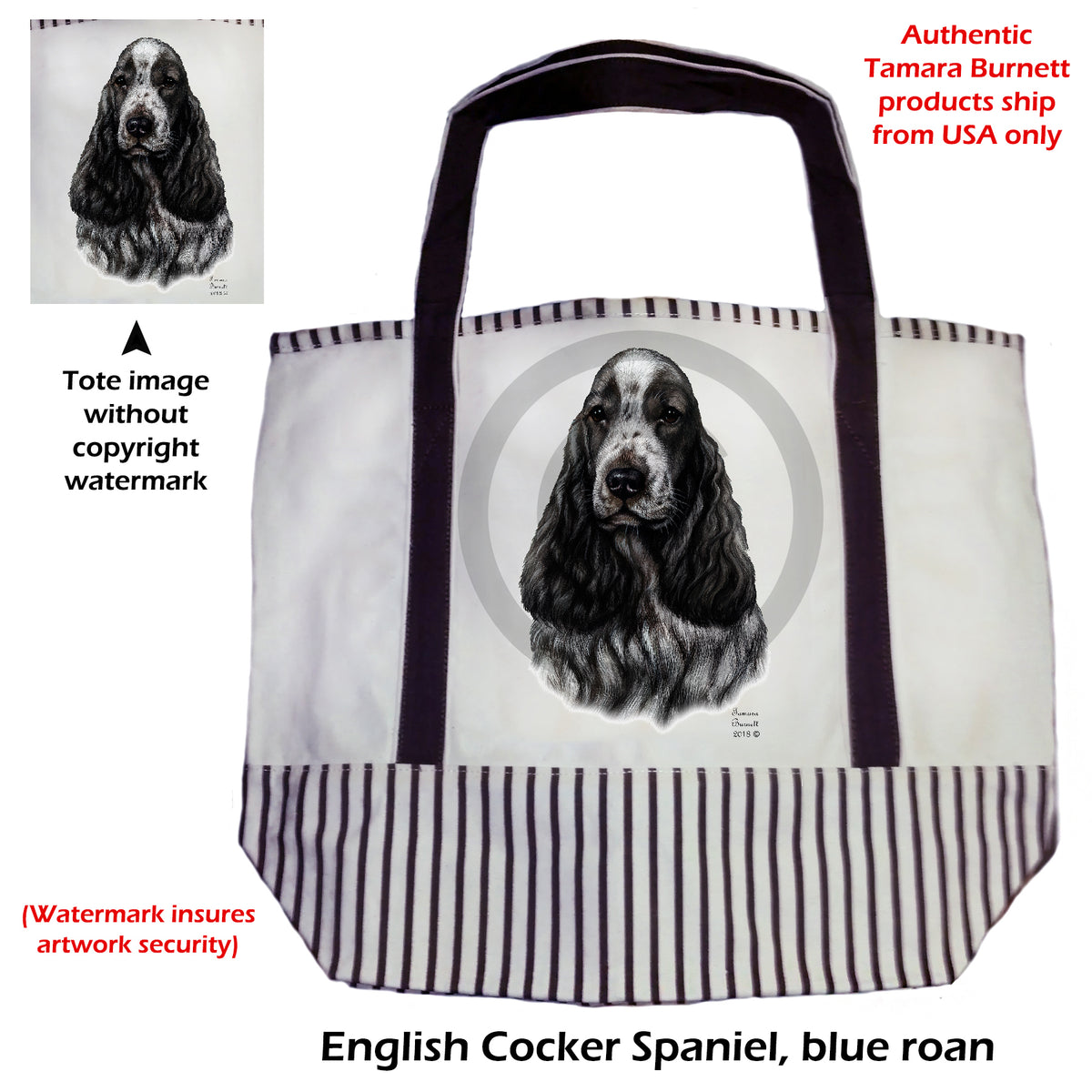 English Cocker Spaniel - Tote Bag