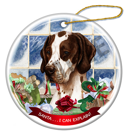English Pointer Brown Ornament