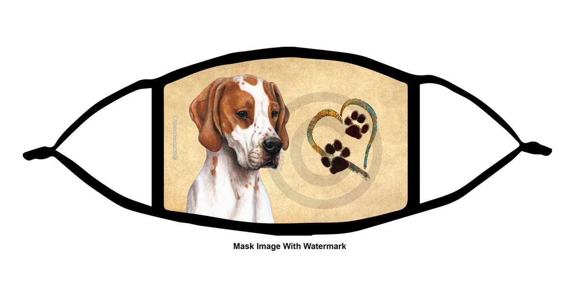 English Pointer (Red and White) Face Mask