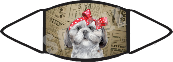 Shih Tzu (Brown) Face Mask