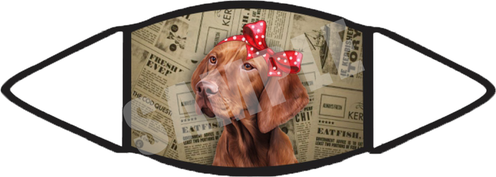Vizsla (Brown) Face Mask