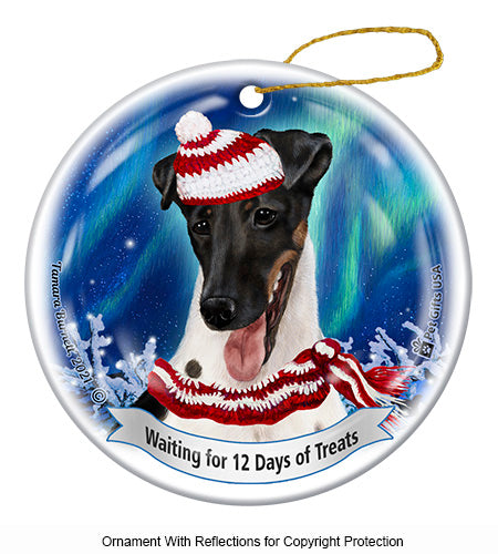 Fox Terrier 12 Days of Treats Ornament