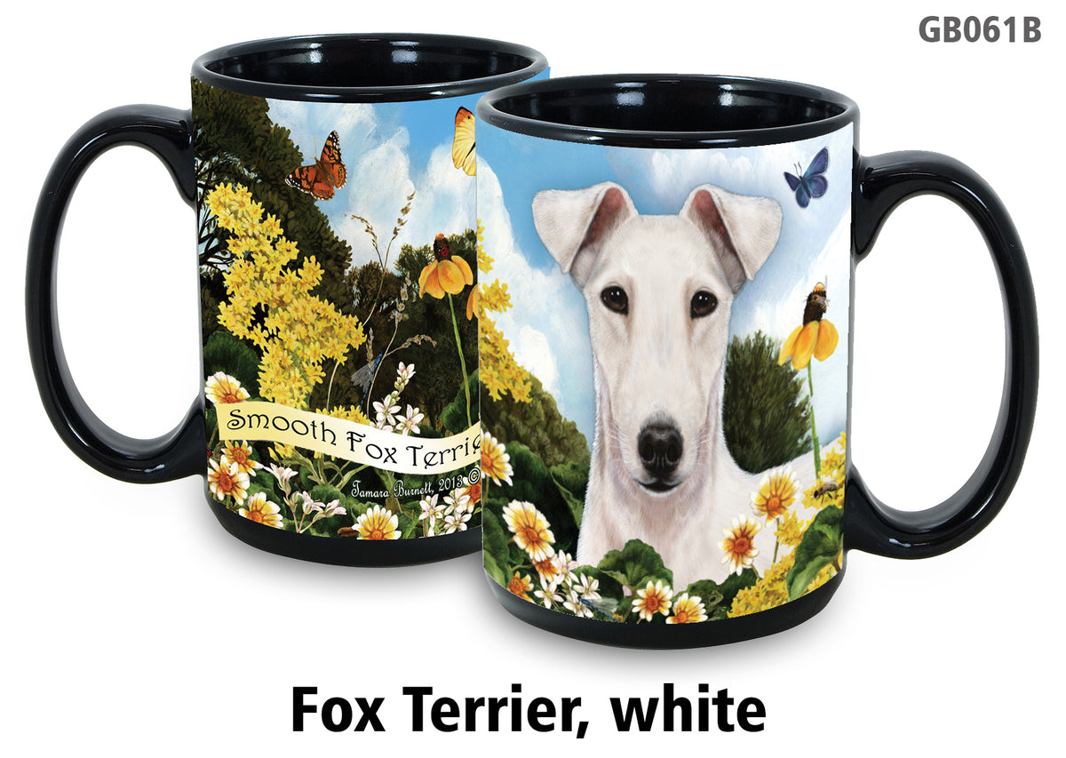 Fox Terrier White - Garden Party Fun Mug 15 oz