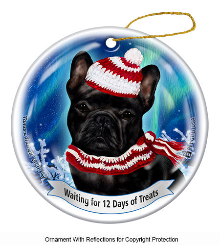 French Bulldog Black Ornament
