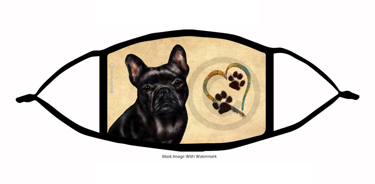 French Bulldog (Black) Face Mask