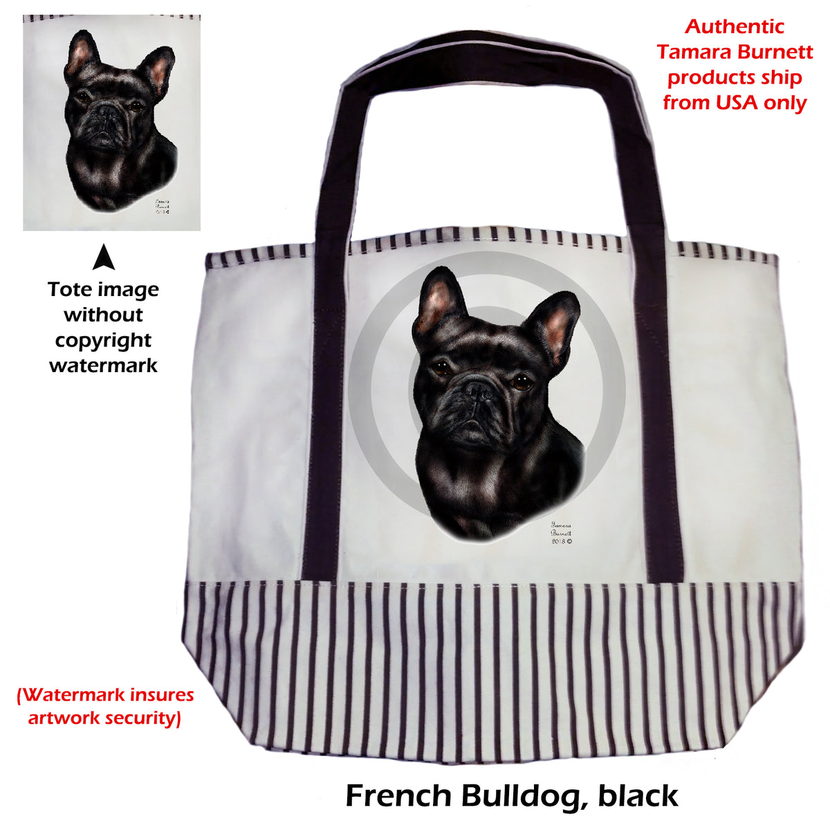 French Bulldog - Tote Bag