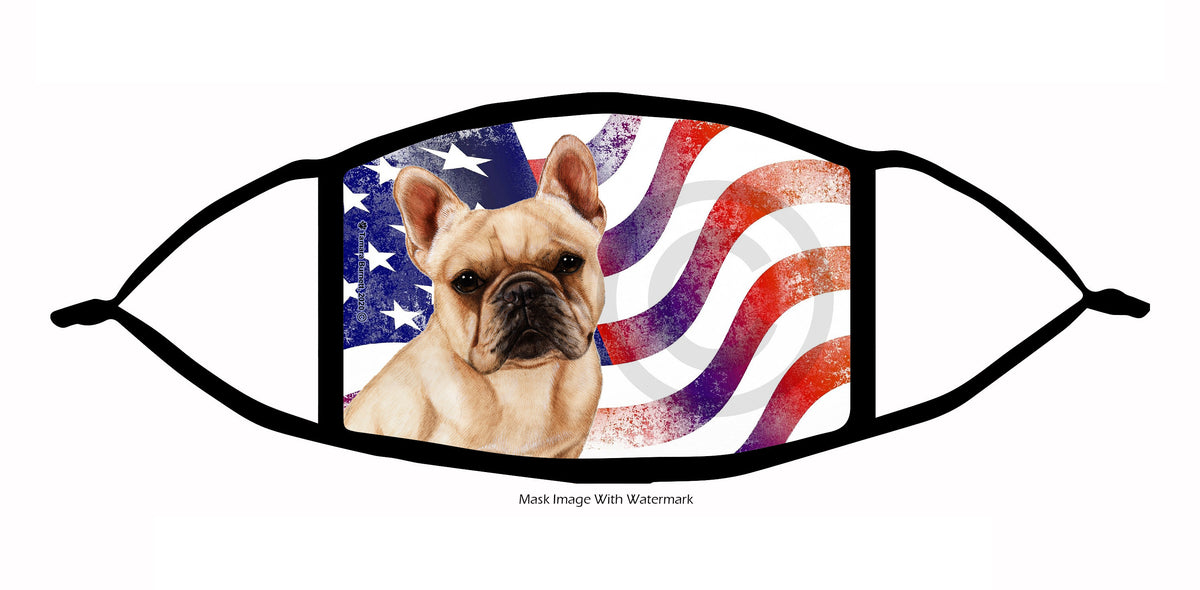 French Bulldog (Cream) Face Mask