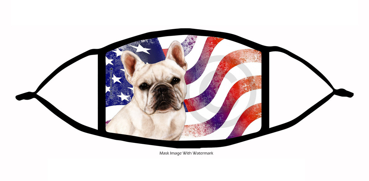 French Bulldog (White) Face Mask