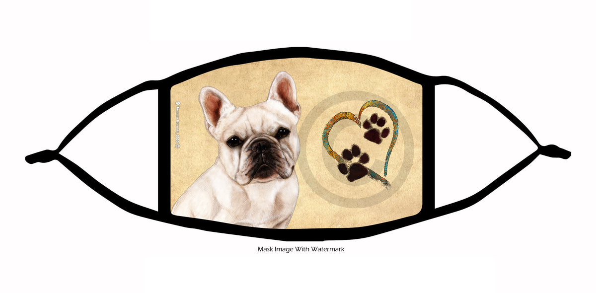 French Bulldog (White) Face Mask