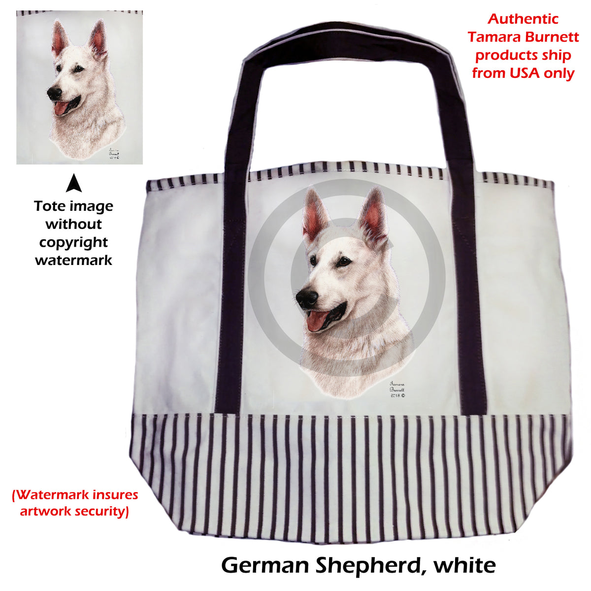 German Shepherd - Tote Bag