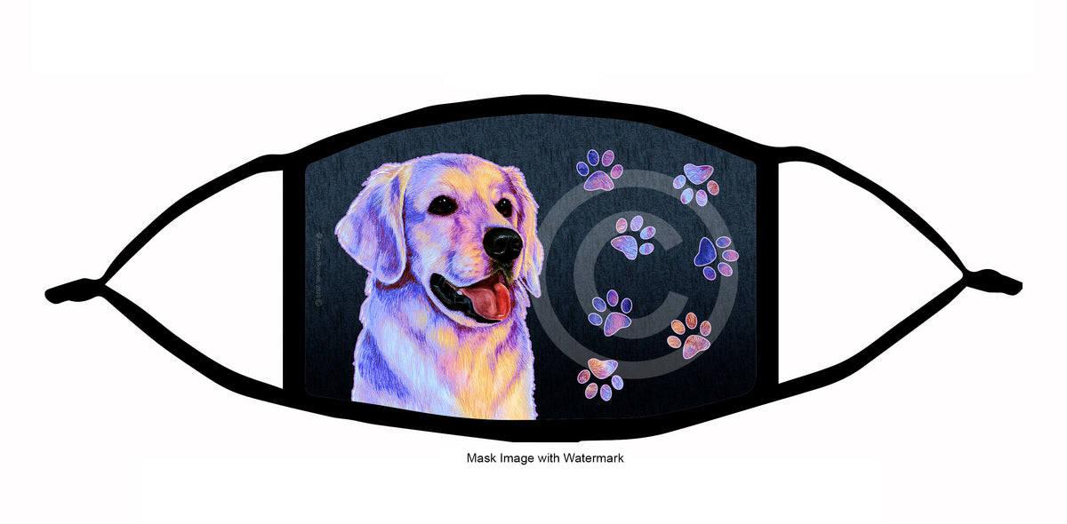 Golden Retriever (Gold) Face Mask