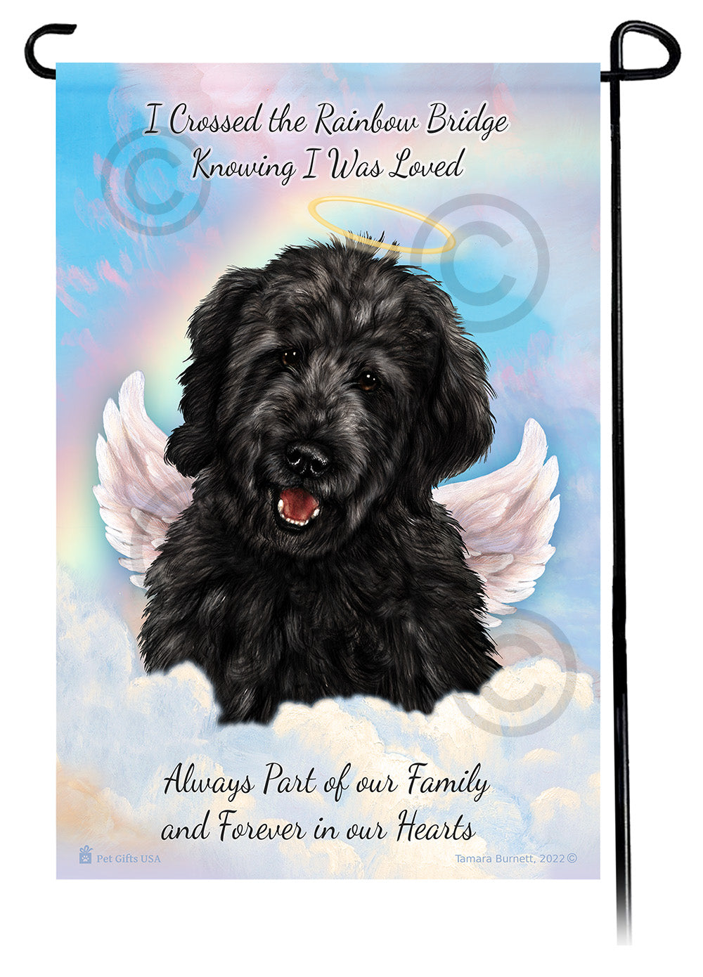 Goldendoodle Memorial - Garden Flag