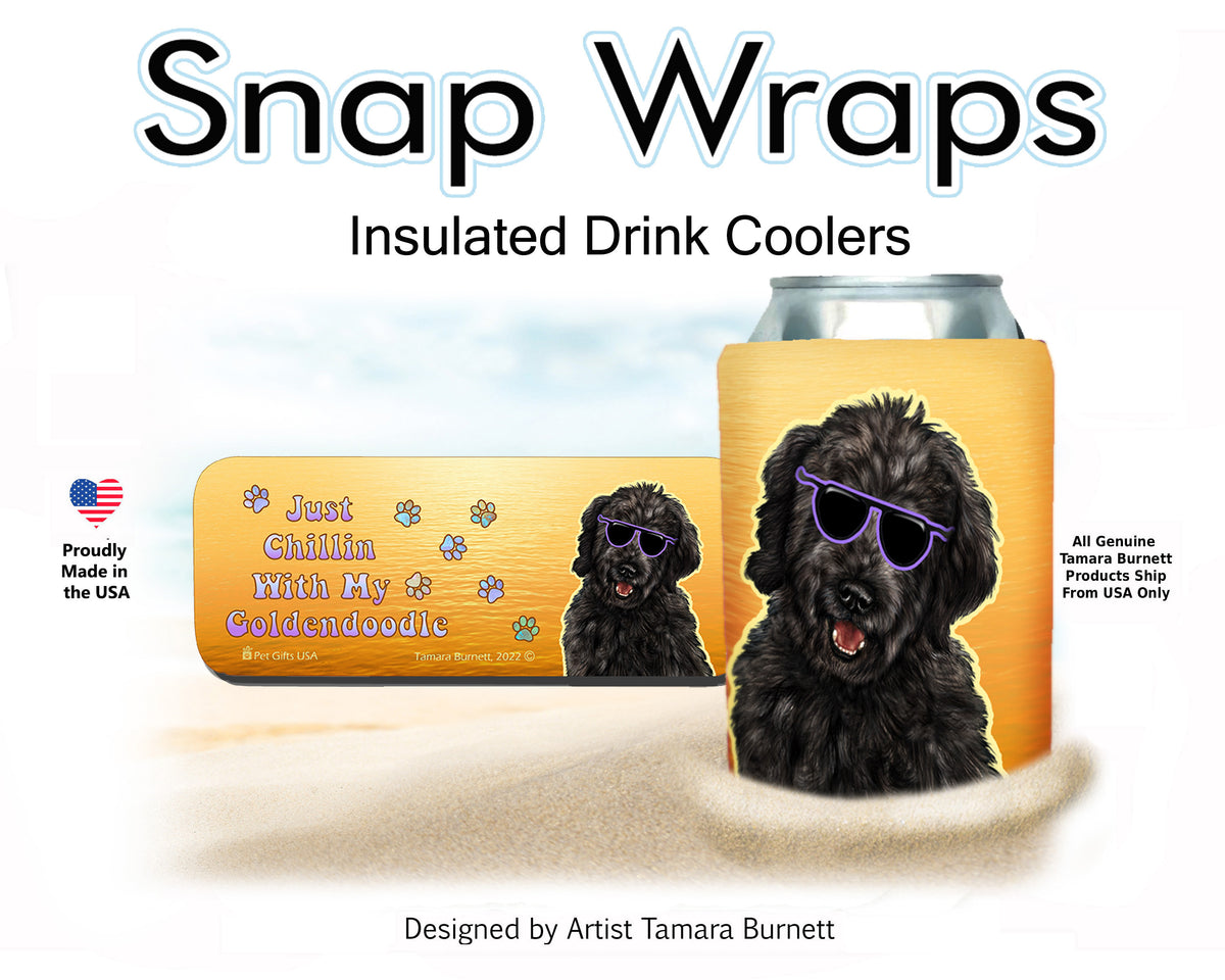 Goldendoodle Black Snap Wrap Cozy