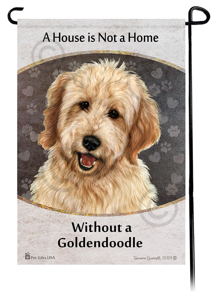 Goldendoodle House Is Not A Home Garden Flag