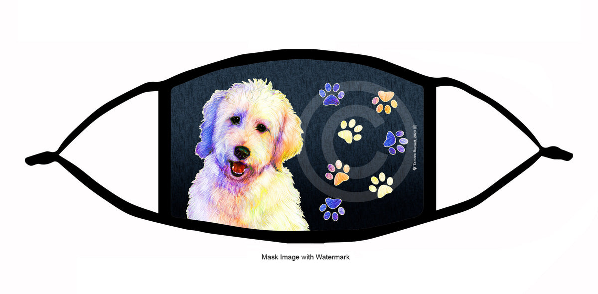 Goldendoodle (Red) Face Mask