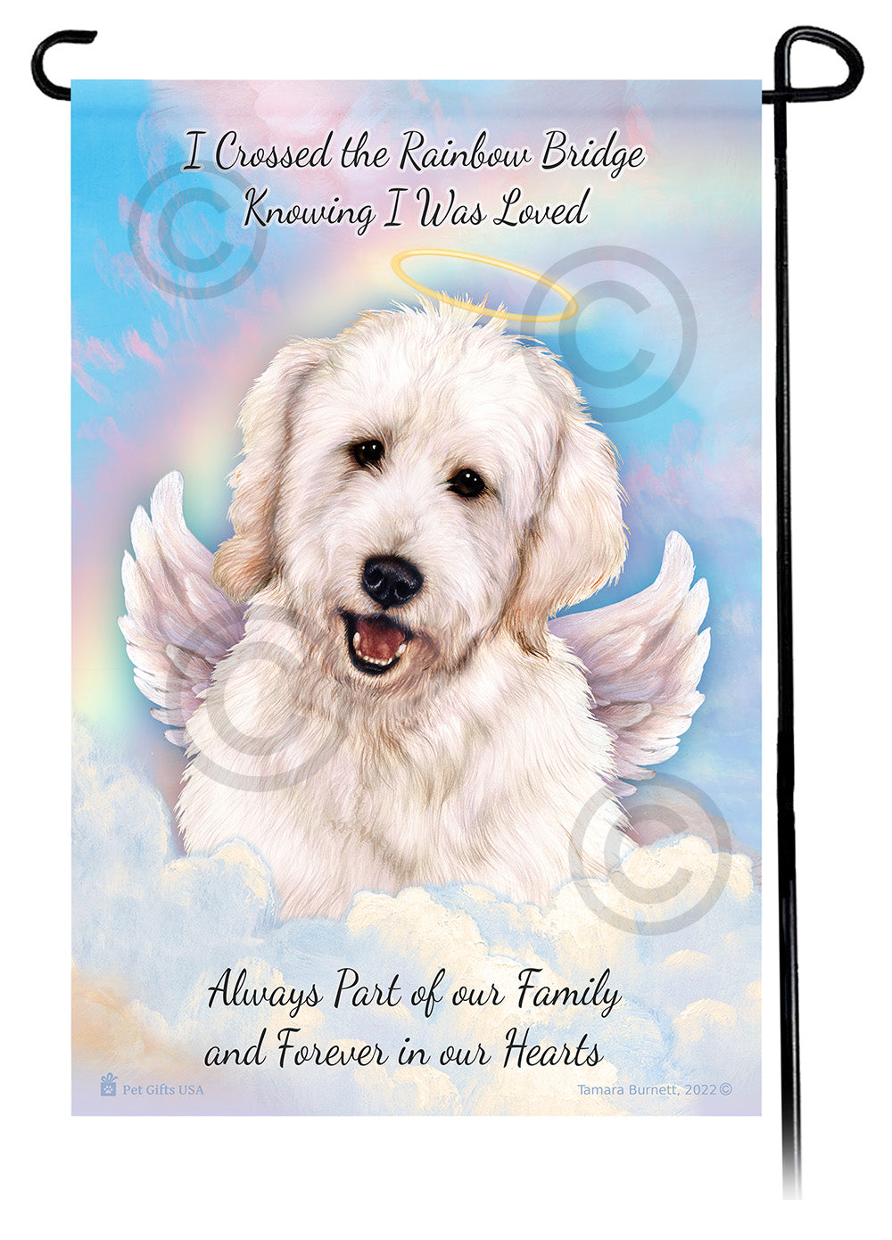 Goldendoodle Memorial - Garden Flag