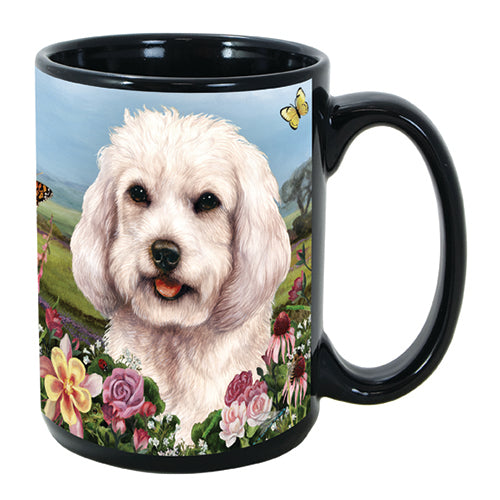 Cockapoo White - Garden Party Fun Mug 15 oz