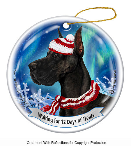 Great Dane 12 Days of Treats Ornament