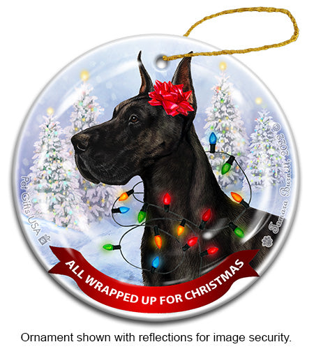 Great Pyrenees All Wrapped Up Ornament