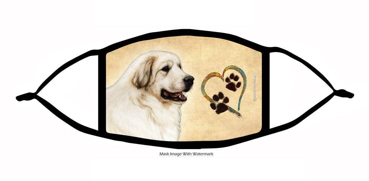 Great Pyrenees Face Mask