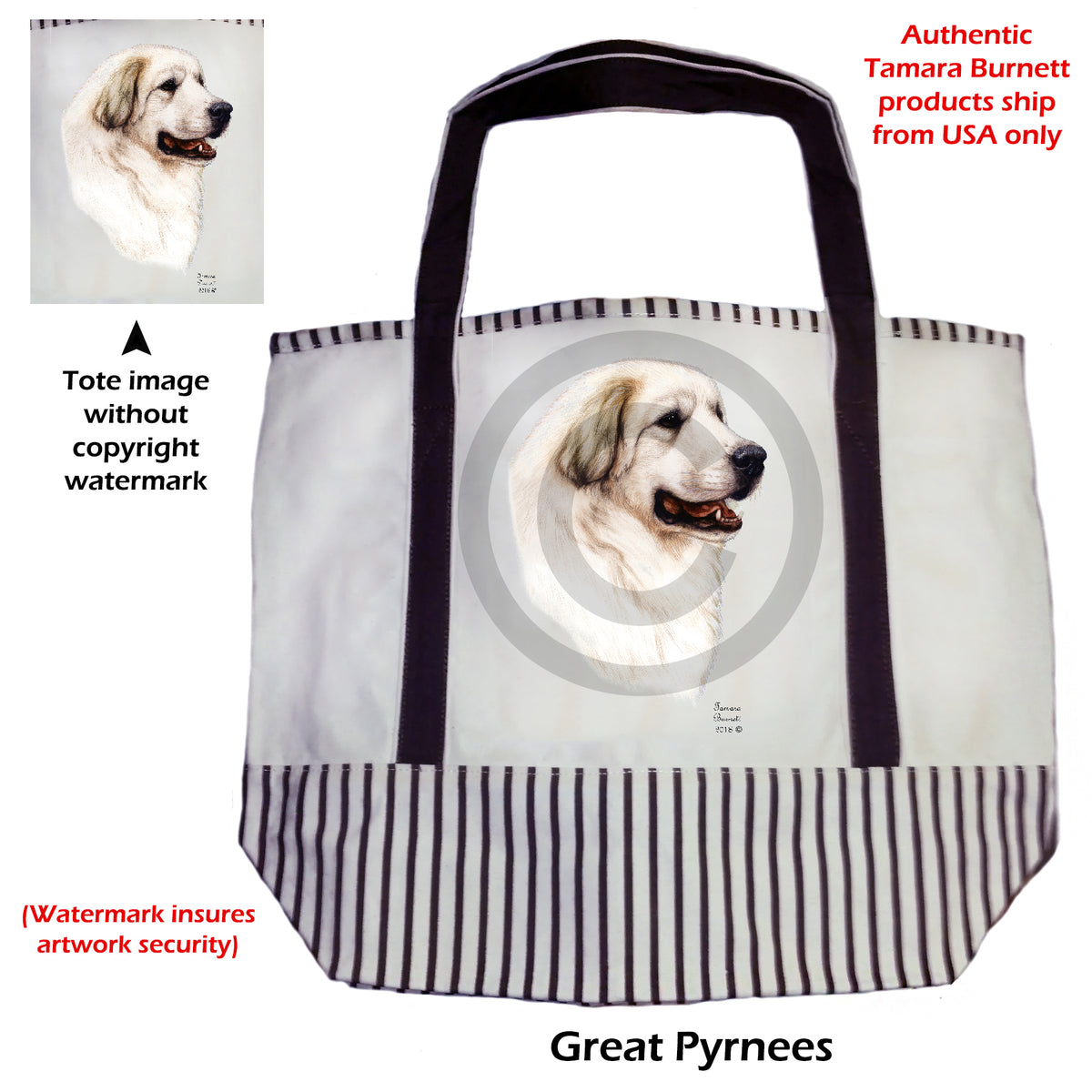 Great Pyrenees - Tote Bag