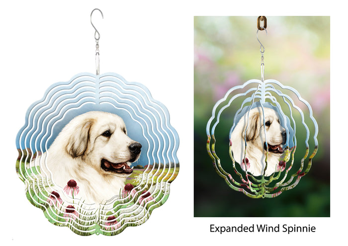 Great Pyrenees Wind Spinner