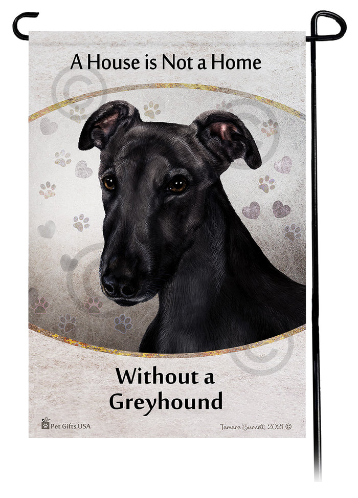 Greyhound House Is Not A Home Garden Flag
