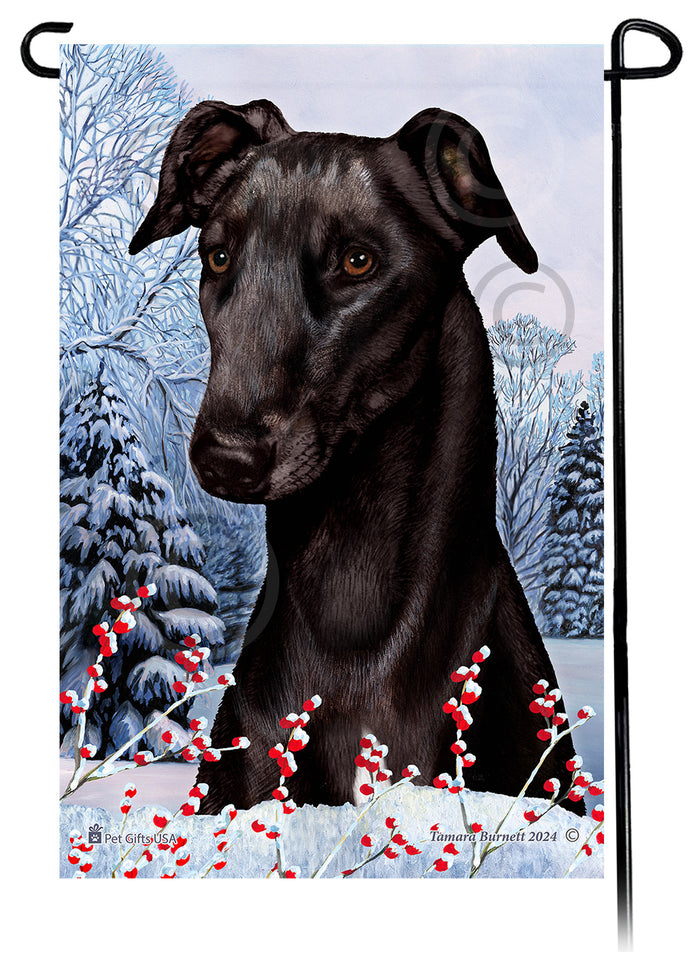 Greyhound Winterberries Garden Flags