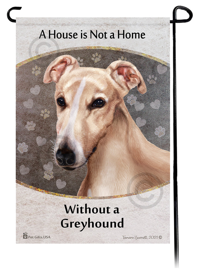 Grey & White Pied Rat House Is Not A Home Garden Flag