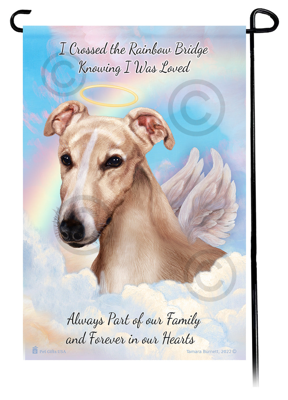 Greyhound Memorial - Garden Flag