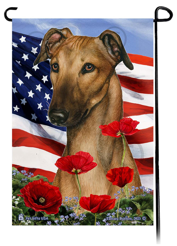 Patriotic Flowers Garden Flags