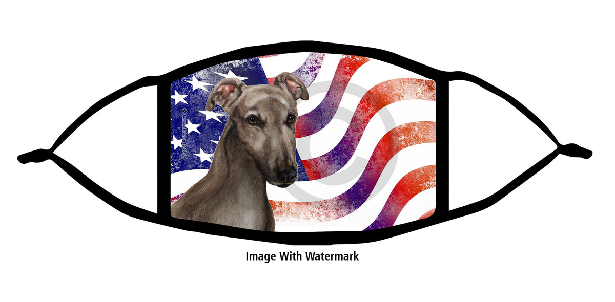 Greyhound (Grey) Face Mask