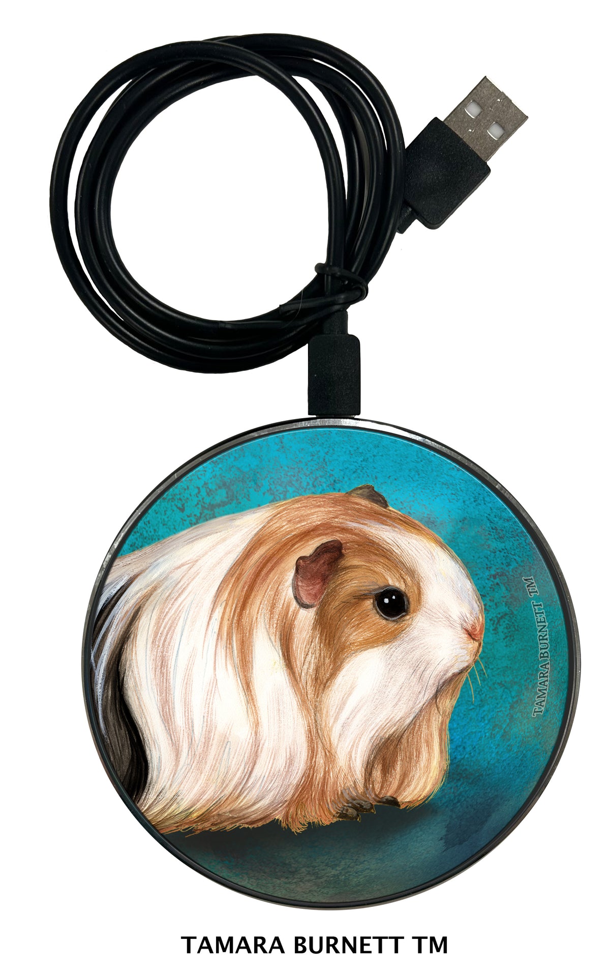 Guinea Pig Silkie Zoomies Wireless Charger