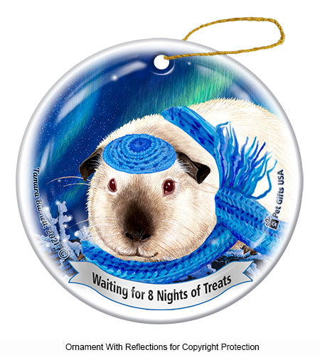 Guinea Pig Himalayan Cat Hanukkah Ornament
