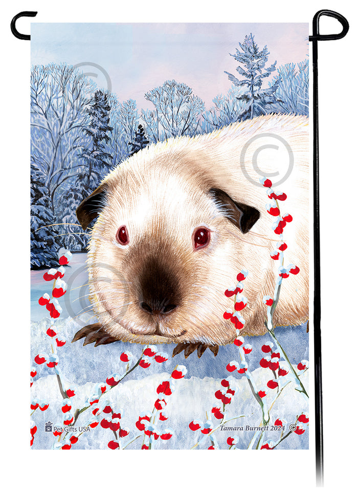 Himalayan Guinea Pig Winterberries Garden Flags