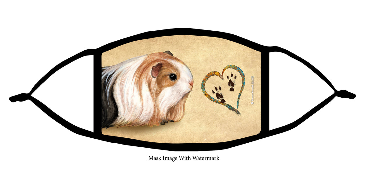Guinea Pig (Silkie) Face Mask