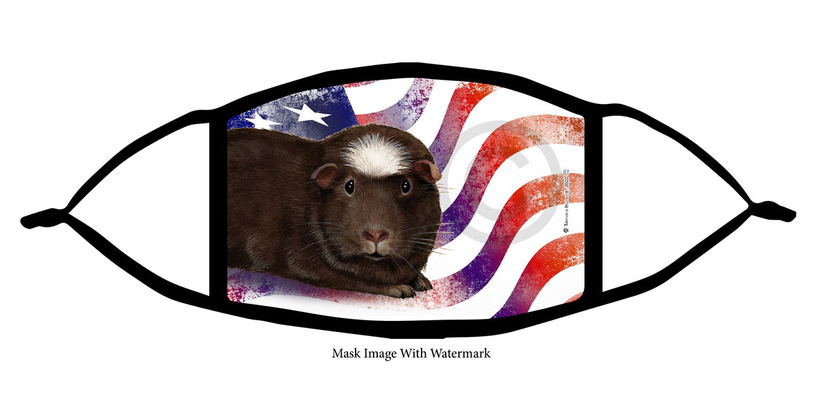 Guinea Pig (Chocolate Crested) Face Mask