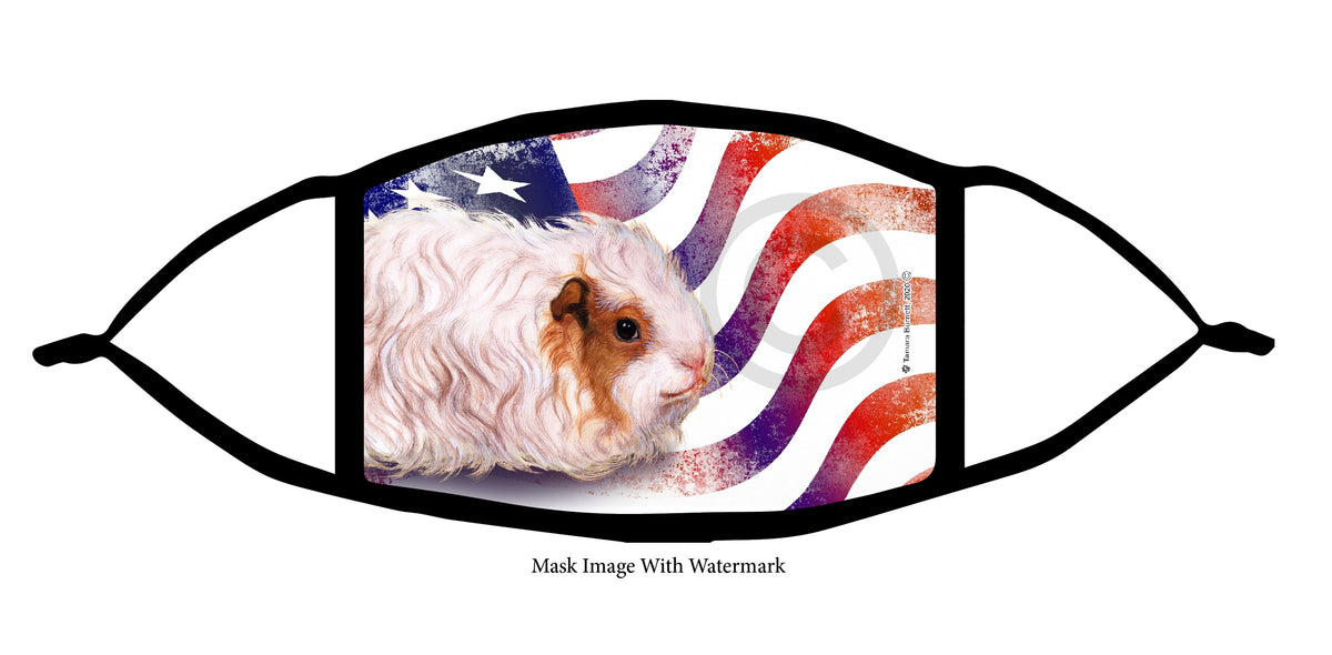 Guinea Pig (Texel) Face Mask