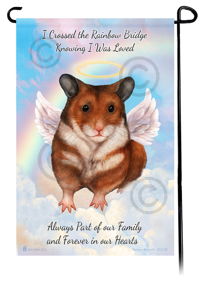 American Hamster Memorial Garden Flags