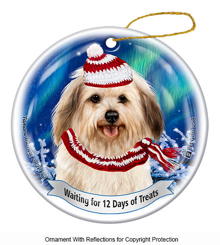 Havanese 12 Days of Treats Ornament