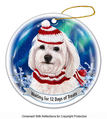 Havanese White Ornament