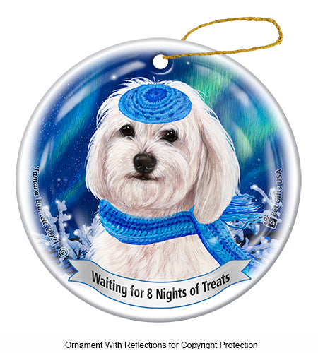 Havanese White Ornament