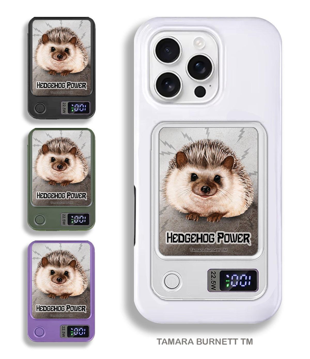 Hedgehog Chocolate Phone Bank Wireless Charger