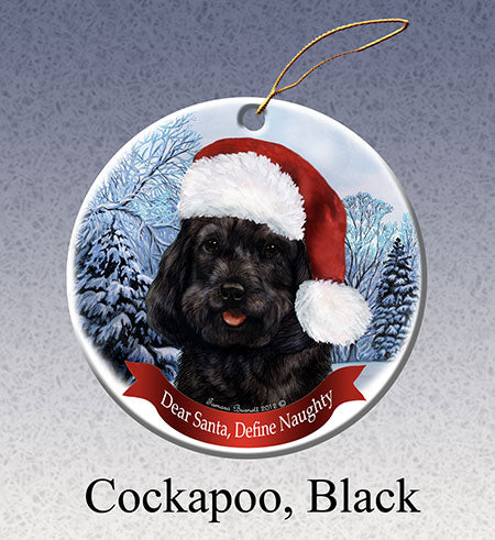 Cockapoo - Dear Santa, Define Naughty Christmas Ornament