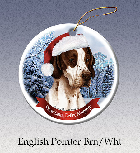 English Pointer Brown Ornament