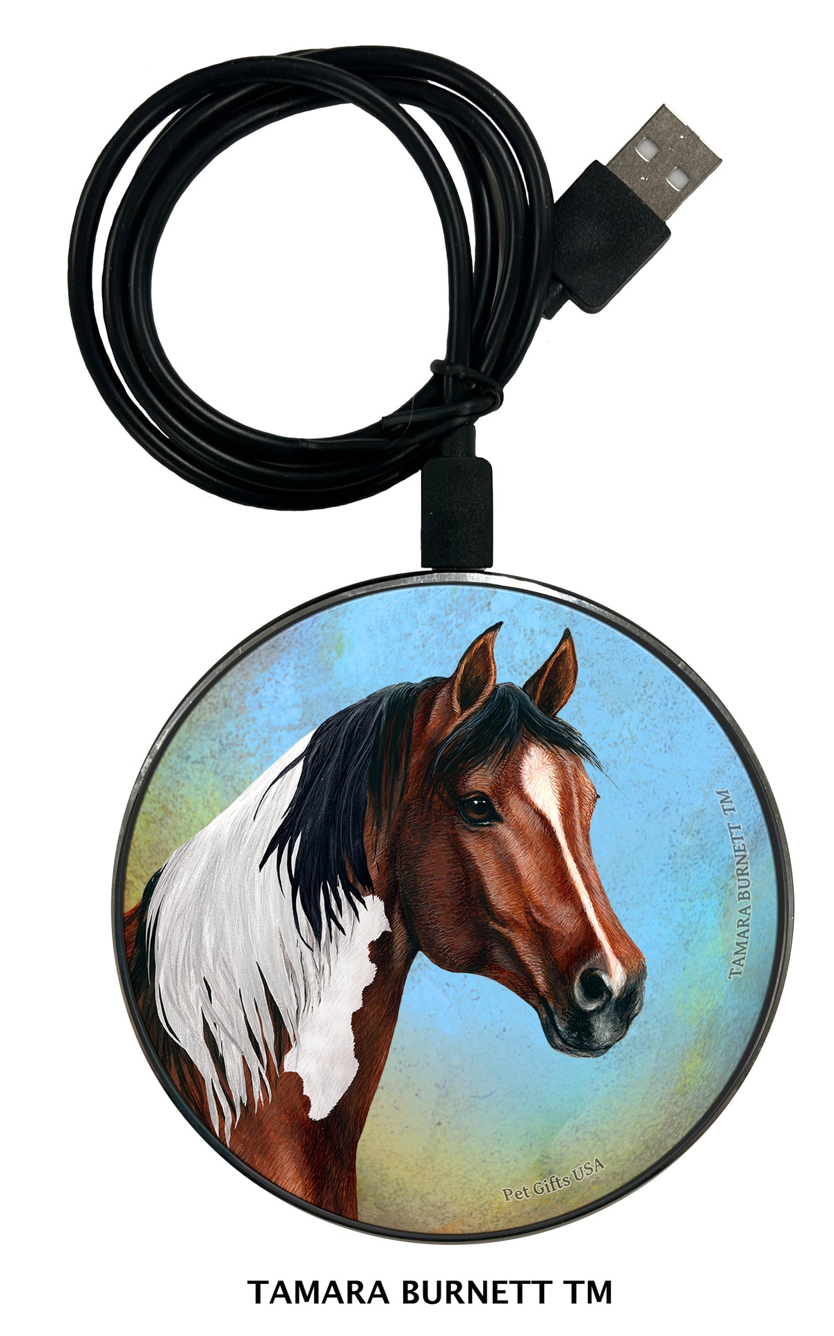 Quarter Horse Bay Paint Zoomies Wireless Charger