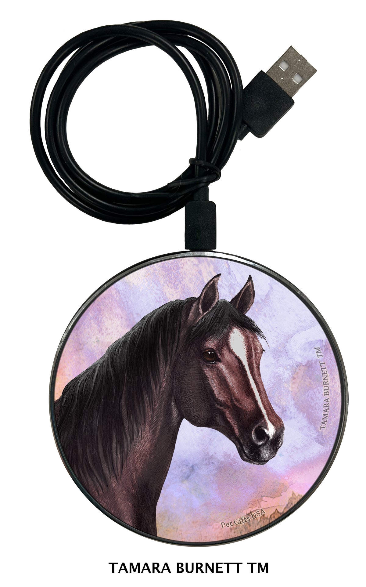 Quarter Horse Brown Zoomies Wireless Charger