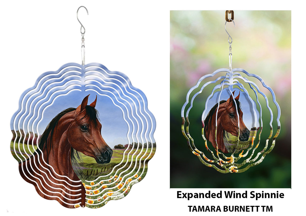 Arabian Horse Bay Wind Spinner
