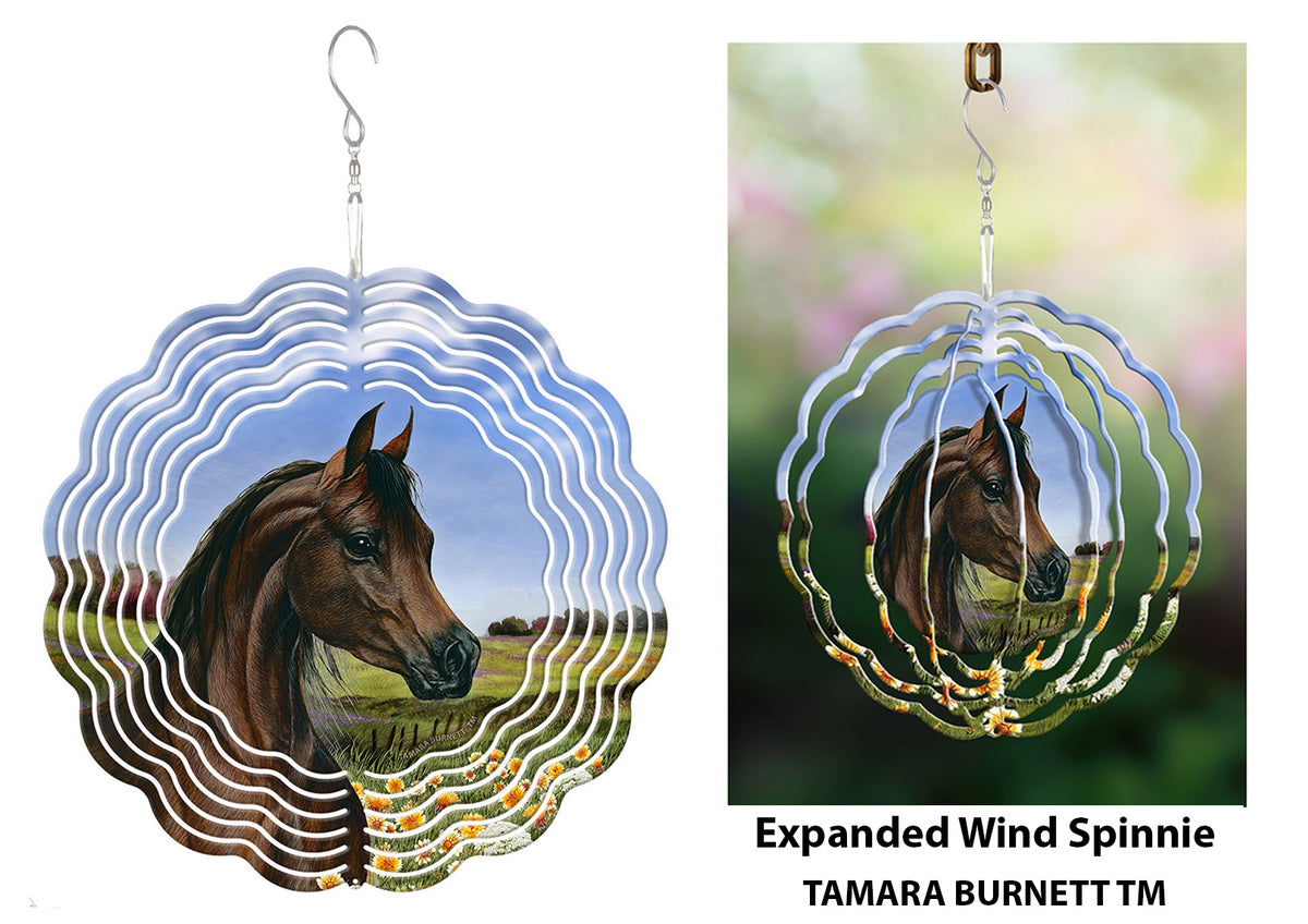 Arabian Horse Chestnut Wind Spinner