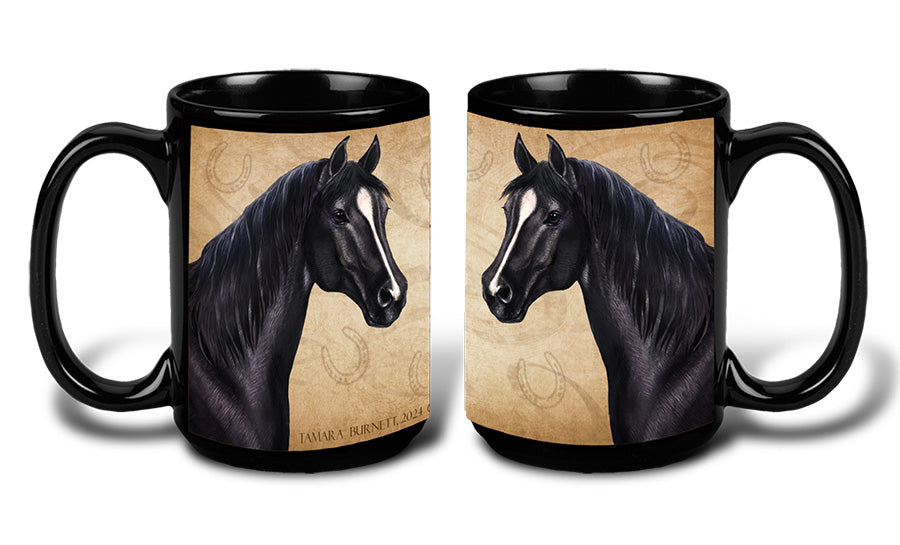 Quarter Horse Black - My Faithful Friends Mug 15 oz